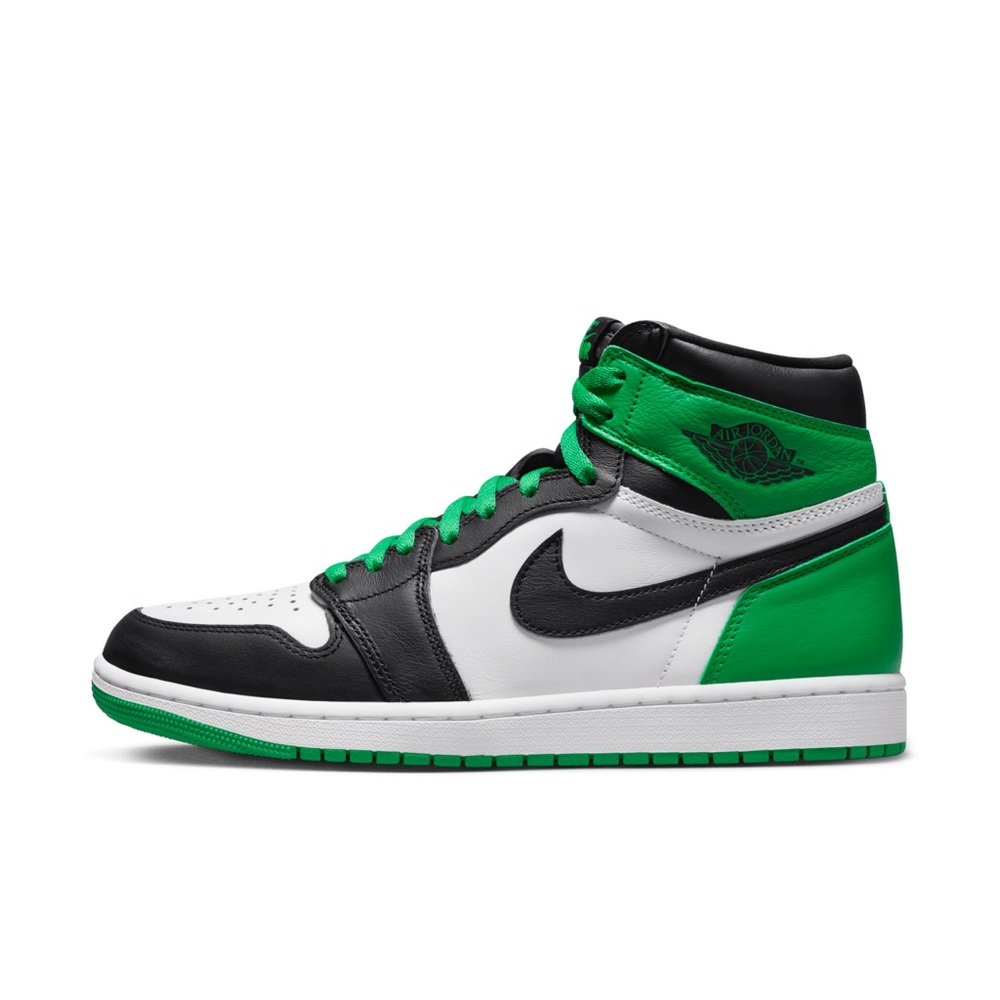 Mens Jordan 1 Hi “Lucky Green”